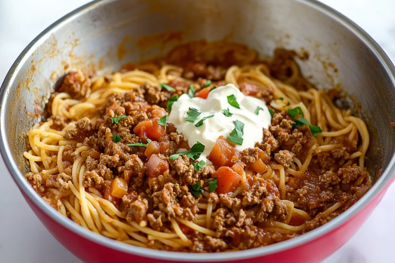 Can you use taco seasoning in spaghetti