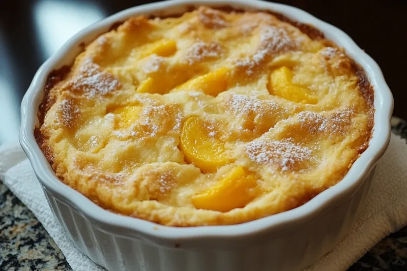 peach cobbler recipe with cake mix