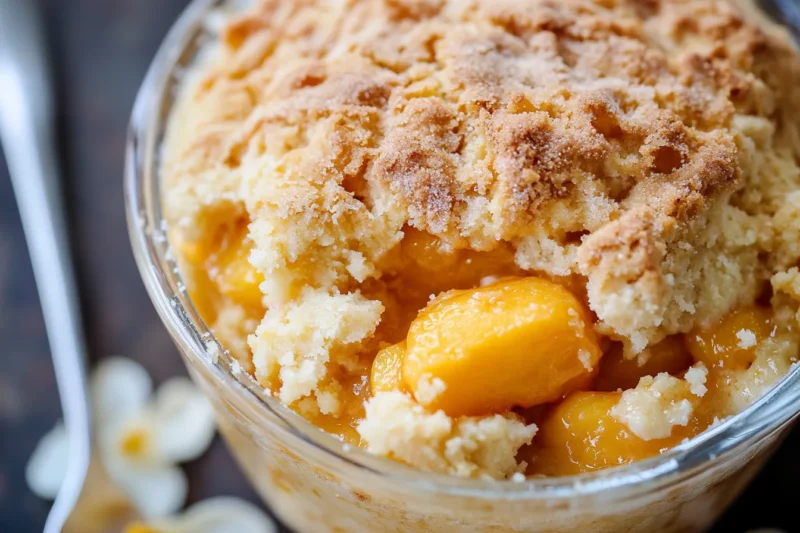 What Is Peach Cobbler Topping Made Of