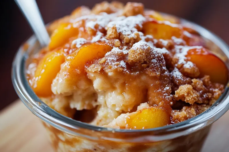 What Is Peach Cobbler Topping Made Of
