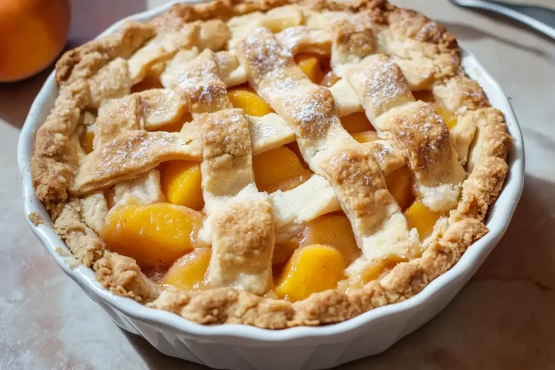 How do you keep peach cobbler from getting soggy
