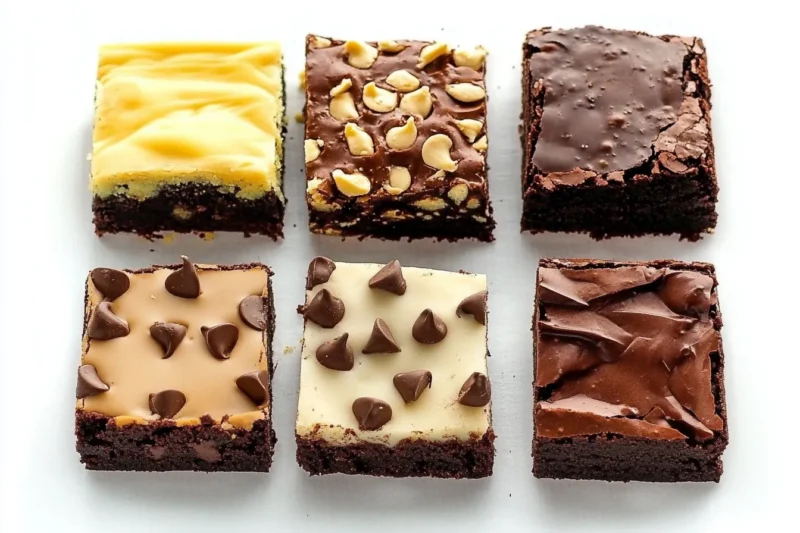 What are the three types of brownies