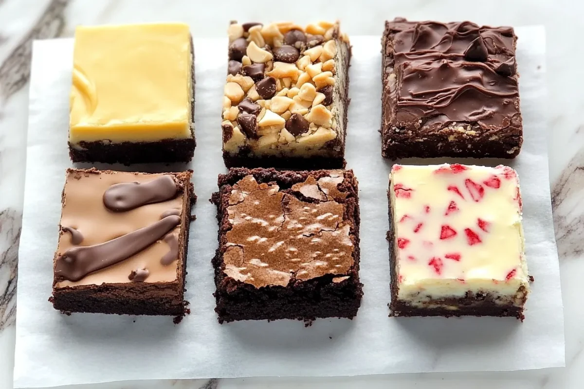 What are the three types of brownies