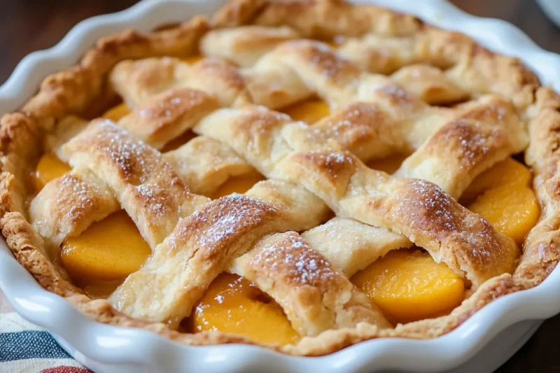 What Is Peach Cobbler Topping Made Of
