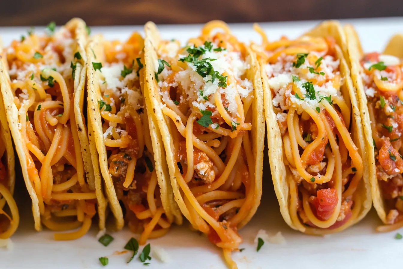 Does spaghetti tacos taste good