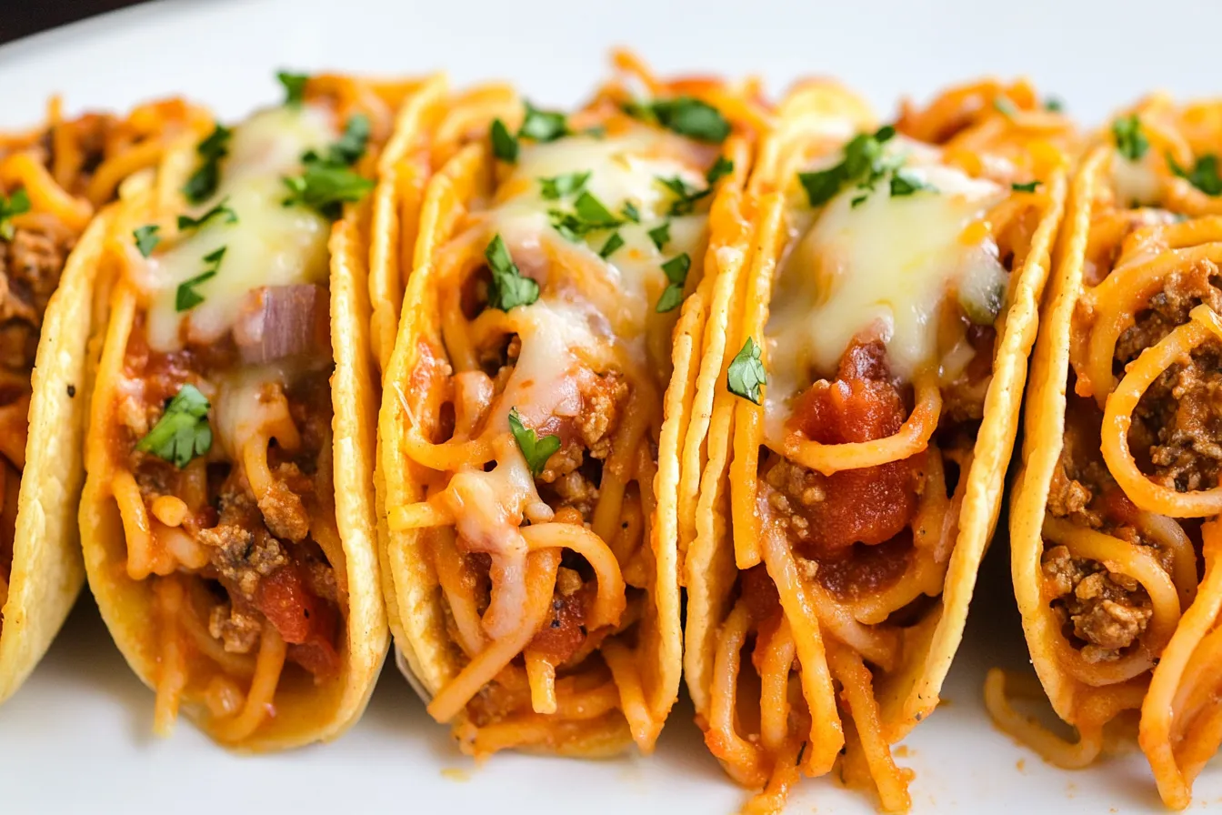 Does spaghetti tacos taste good