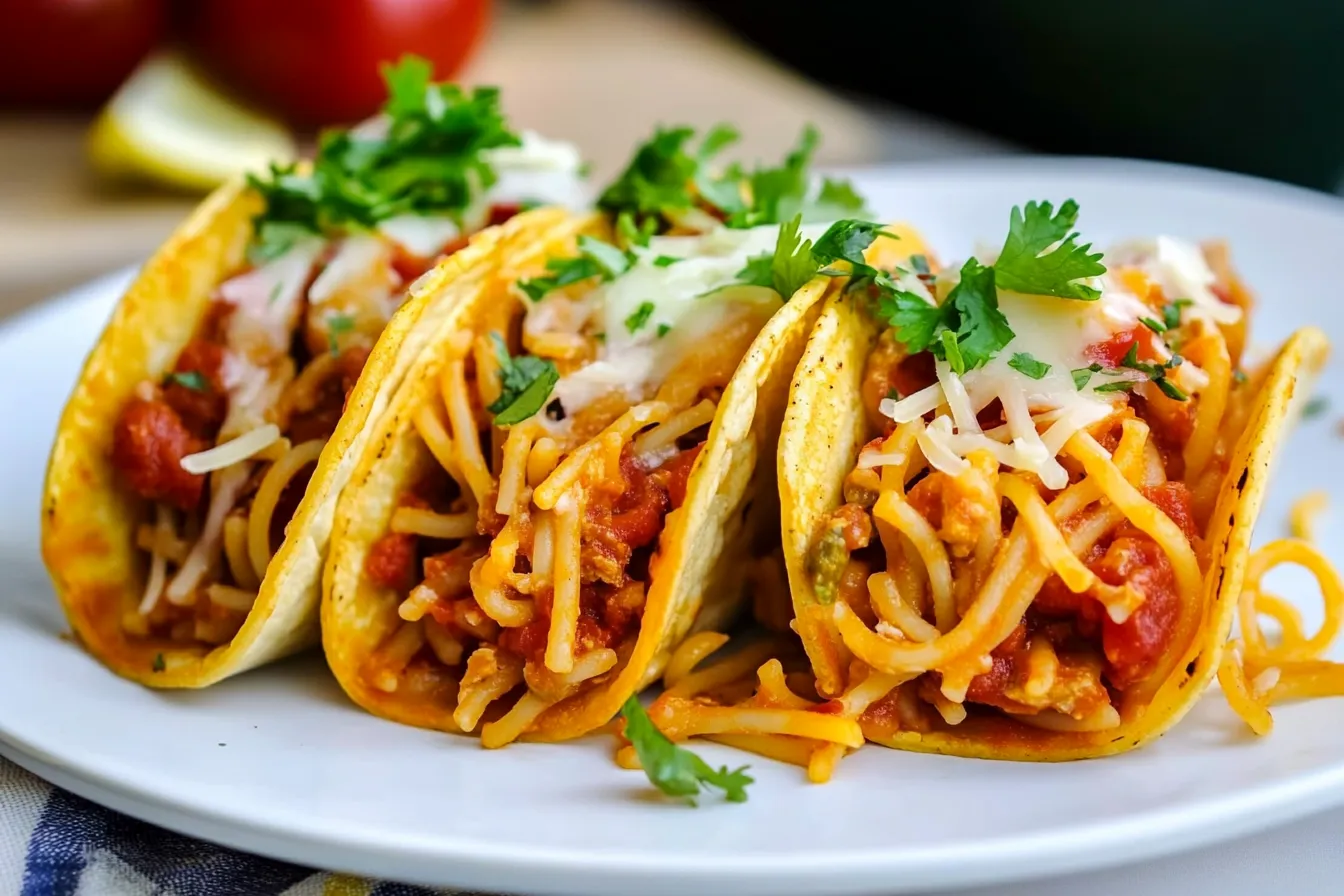 Does spaghetti tacos taste good