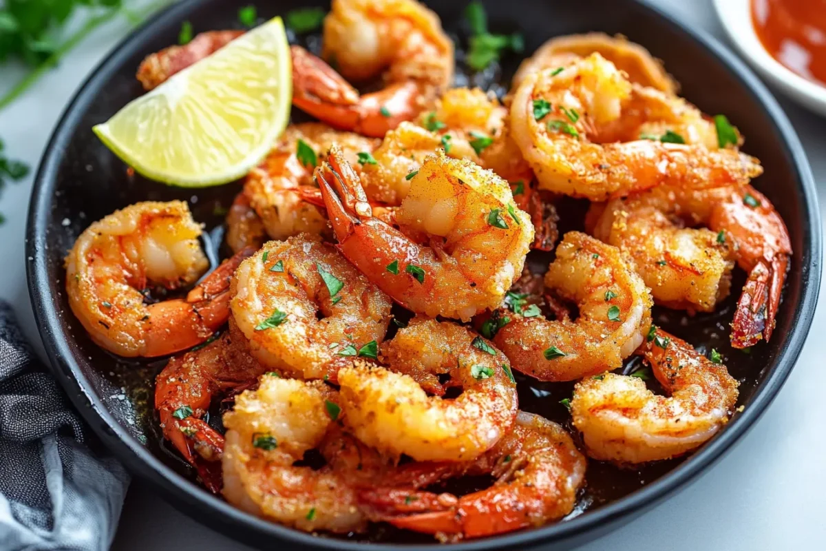 How to fry shrimp in a wok