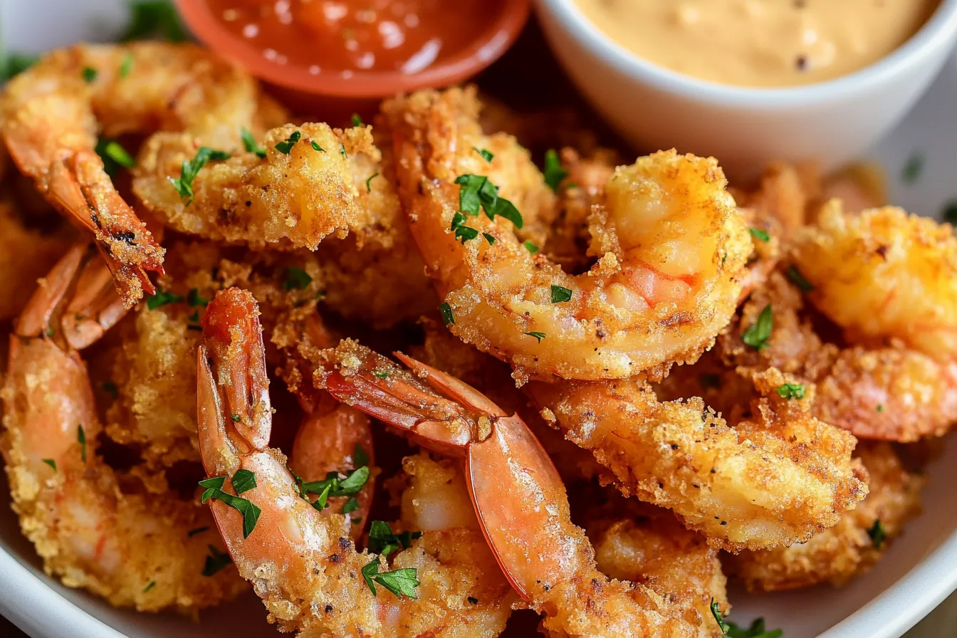 How to fry shrimp in a wok
