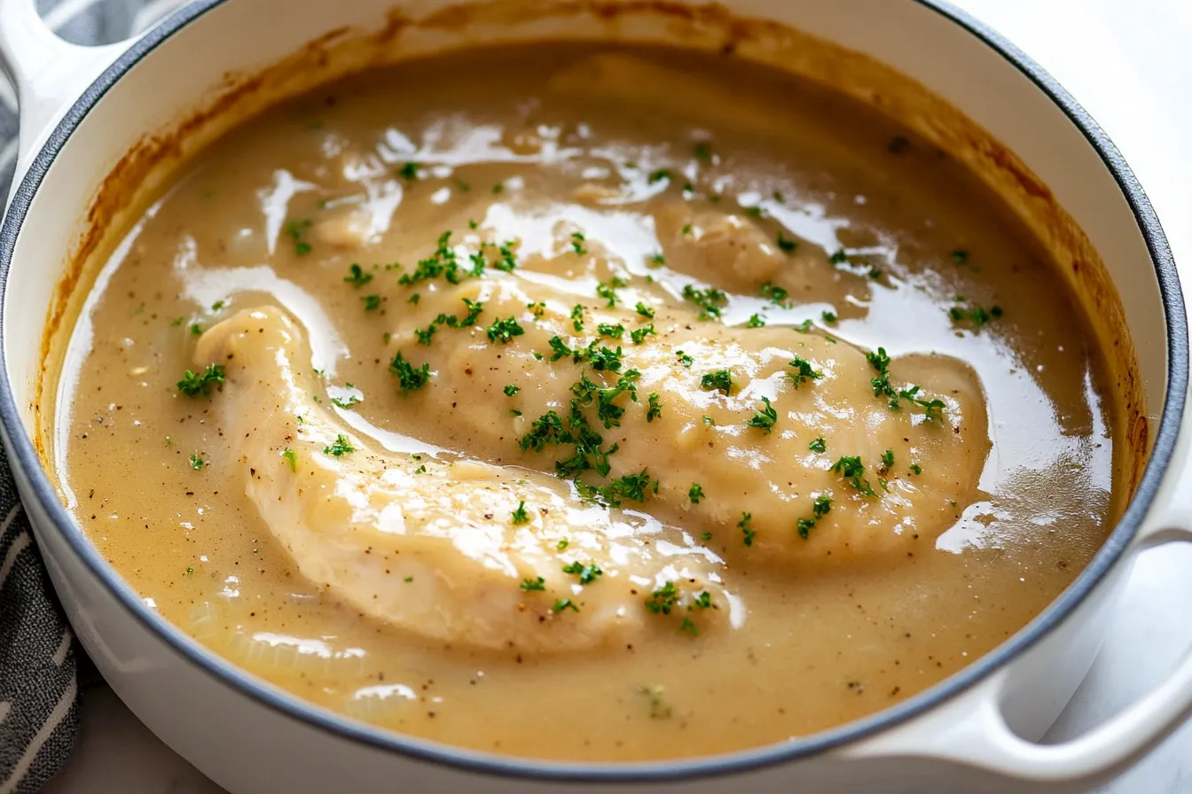 How to mix flour into gravy