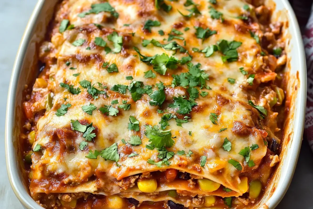 Mexican lasagna