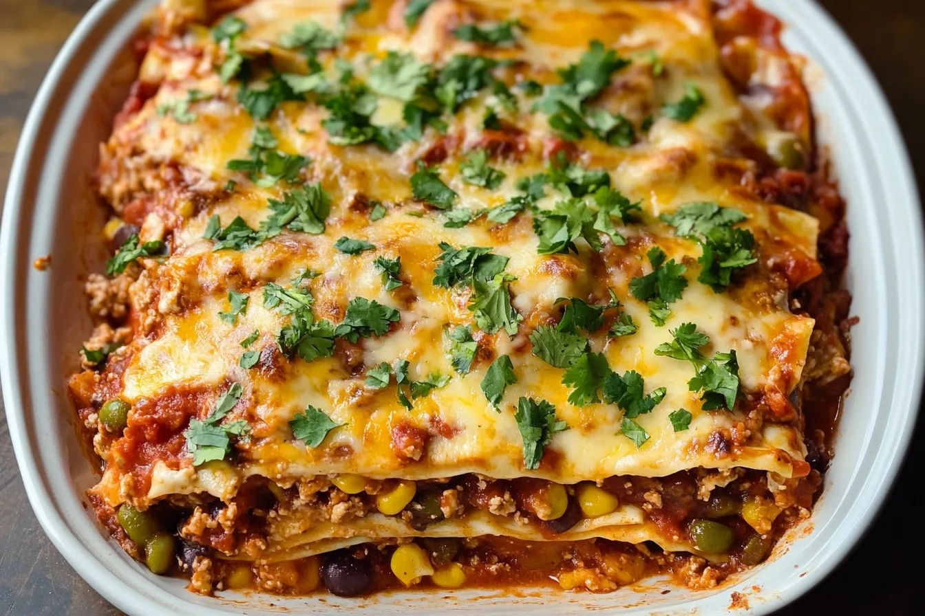 Mexican lasagna