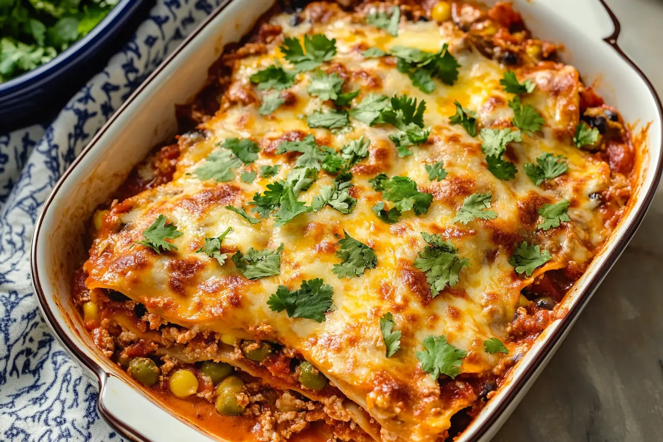 Mexican lasagna
