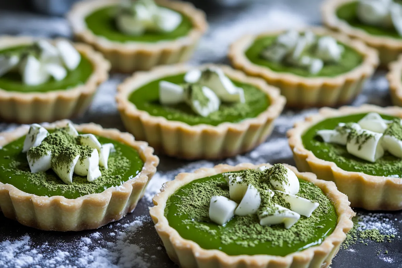 What do matcha desserts taste like