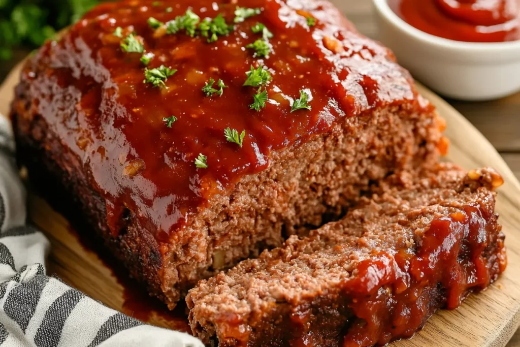 What do you put on top of a meatloaf