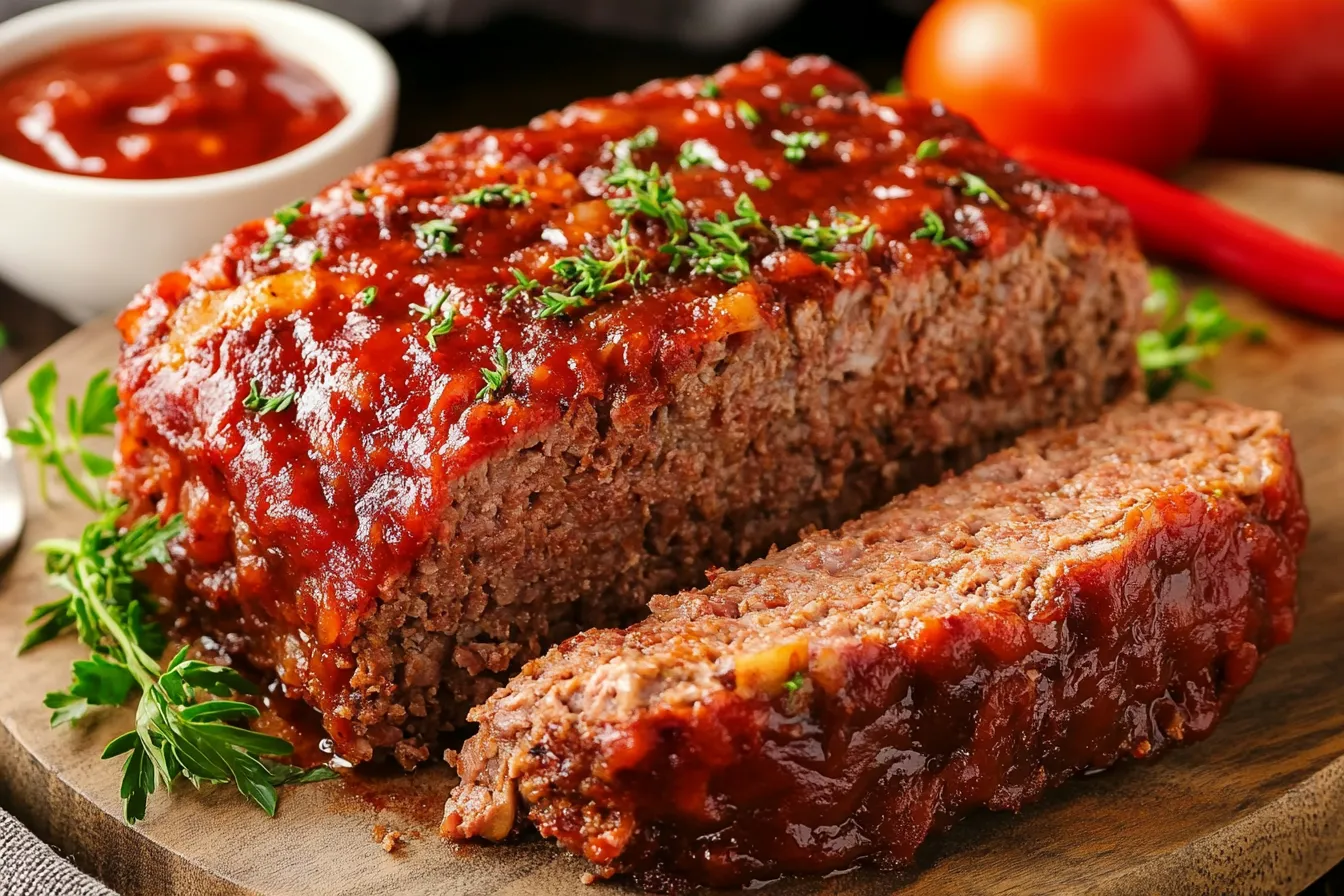 What do you put on top of a meatloaf