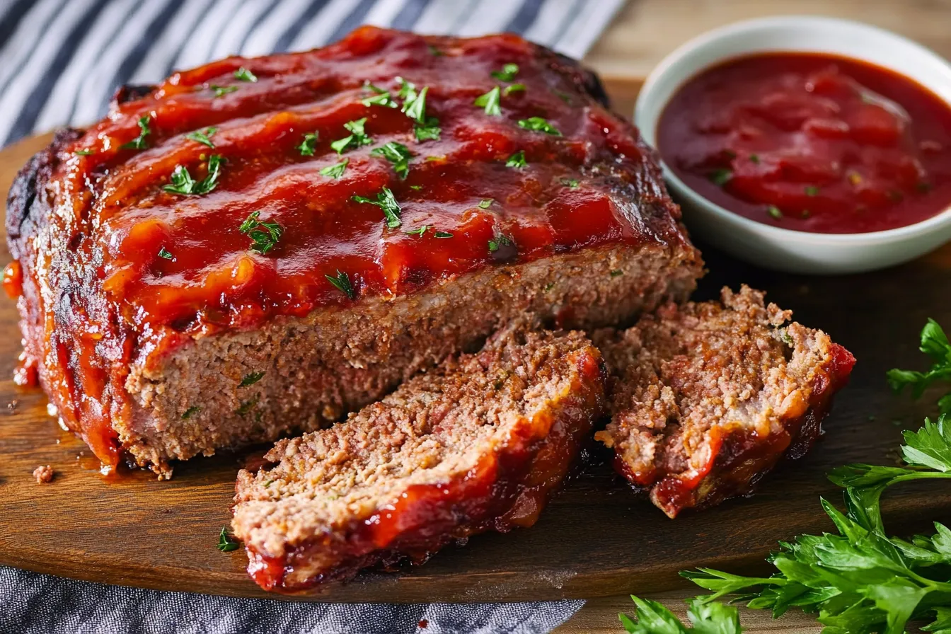 What do you put on top of a meatloaf