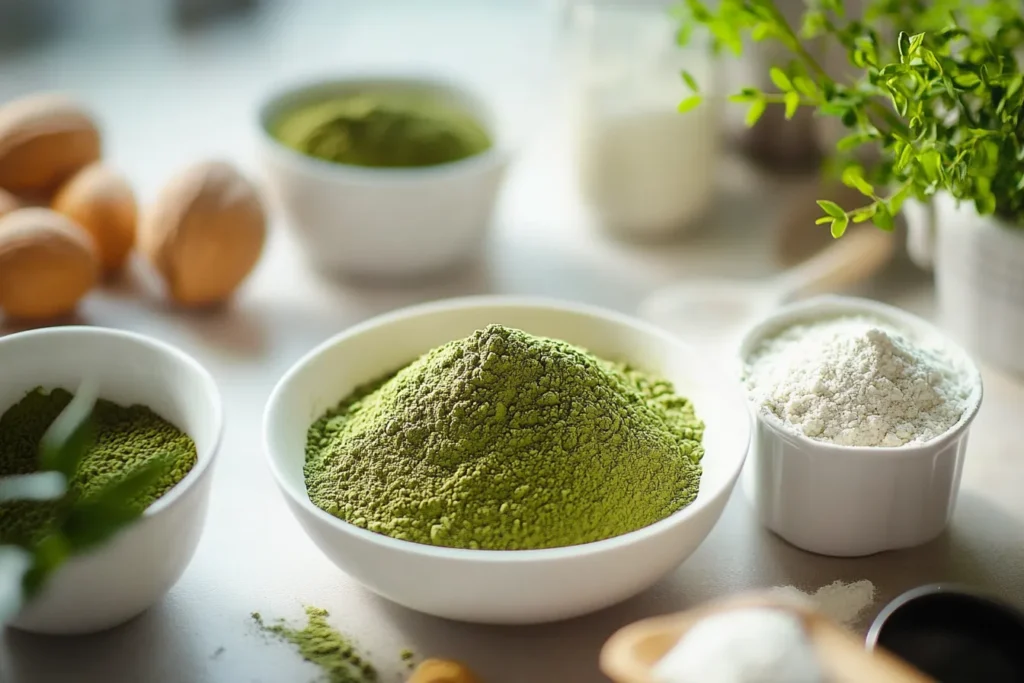 What does matcha do in baking