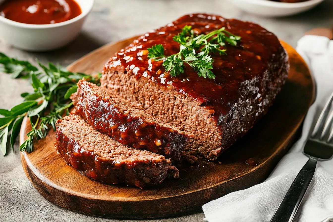 What is the secret to juicy meatloaf