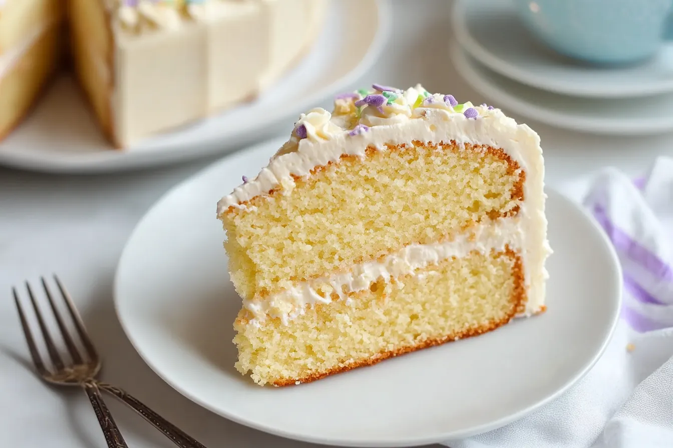 What makes a cake moist and fluffy