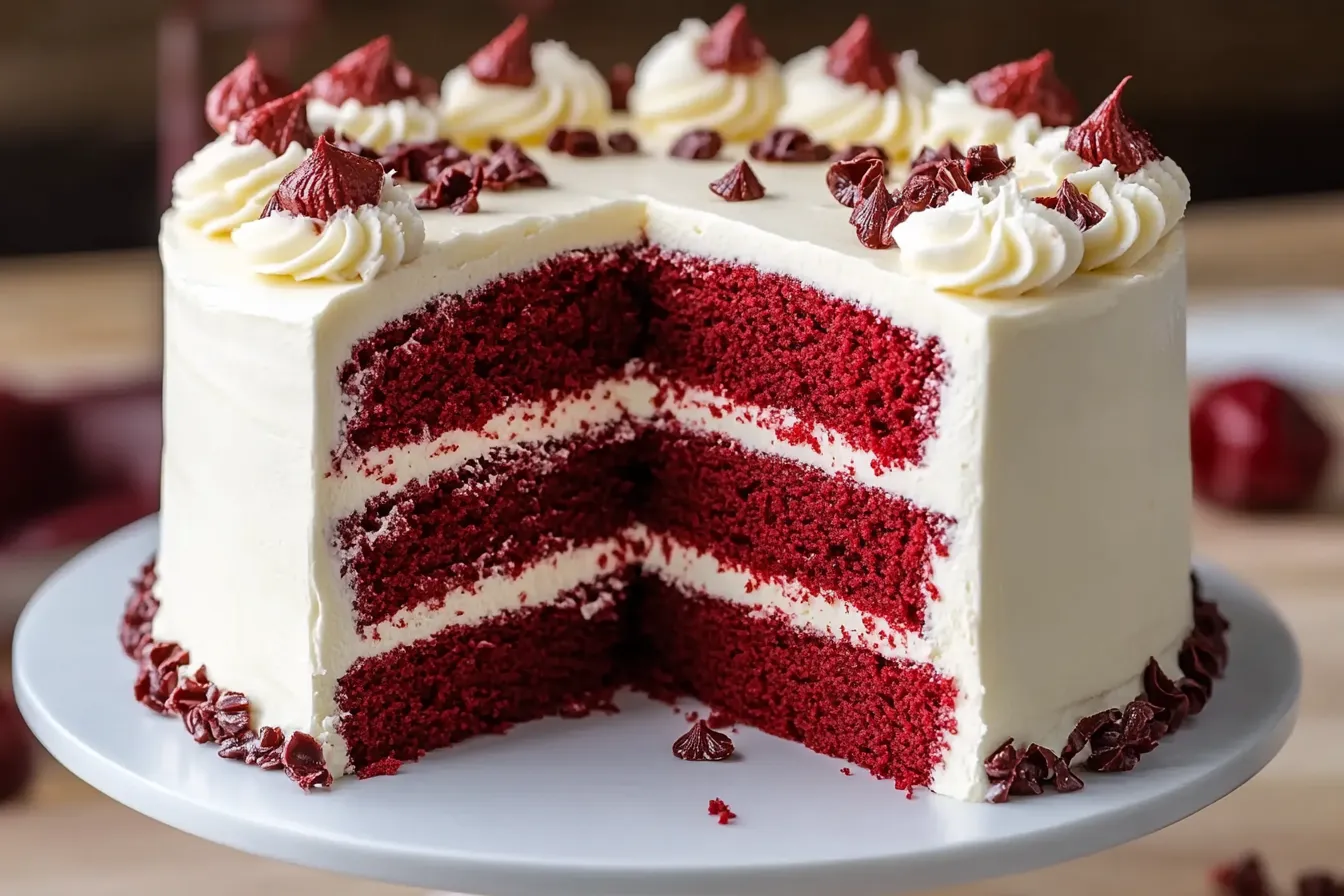 What makes red velvet cake different