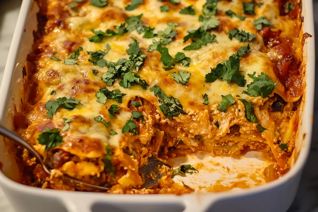 What to eat with taco lasagna