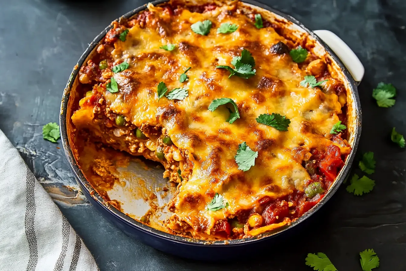 What to eat with taco lasagna
