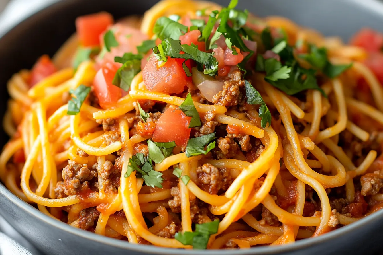 Who invented taco spaghetti