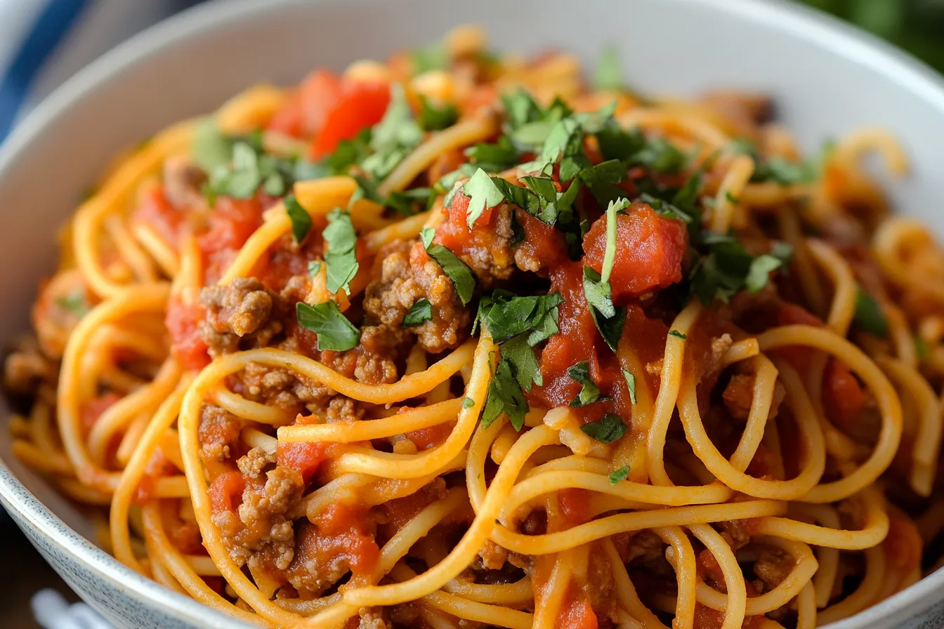 Who invented taco spaghetti