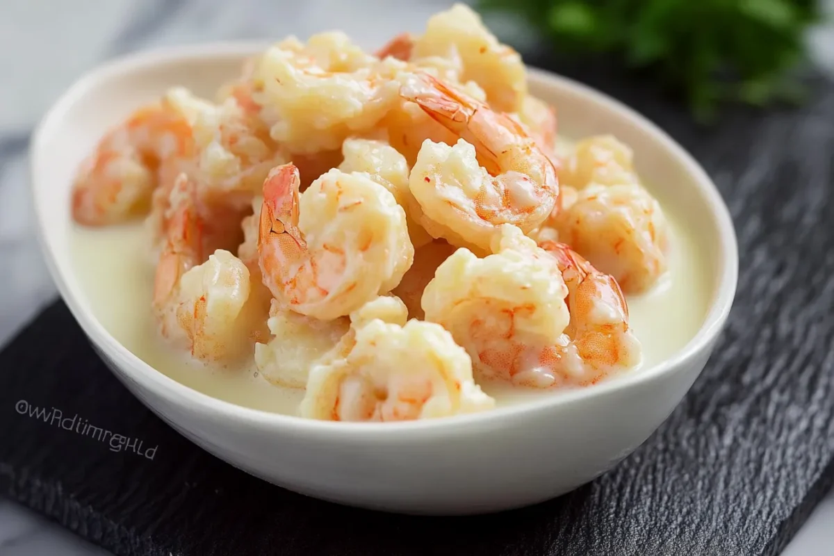 Why do you soak shrimp in milk before frying