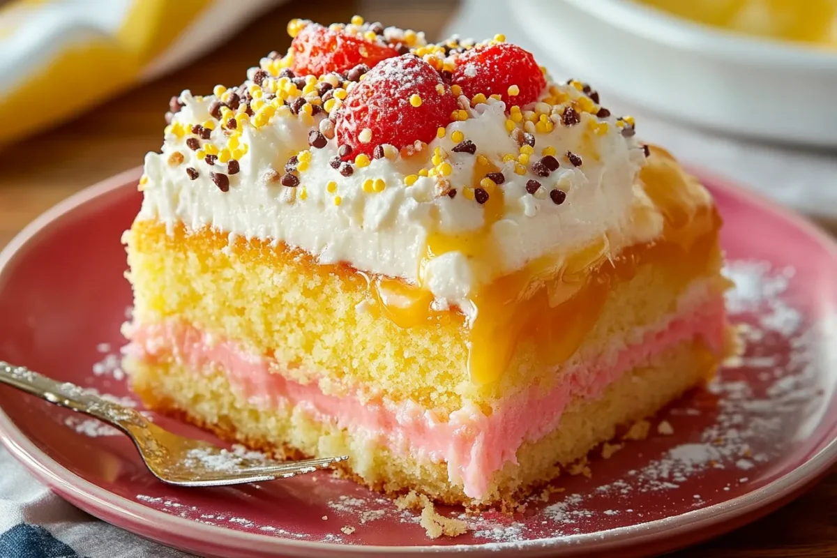 Why is poke cake soggy