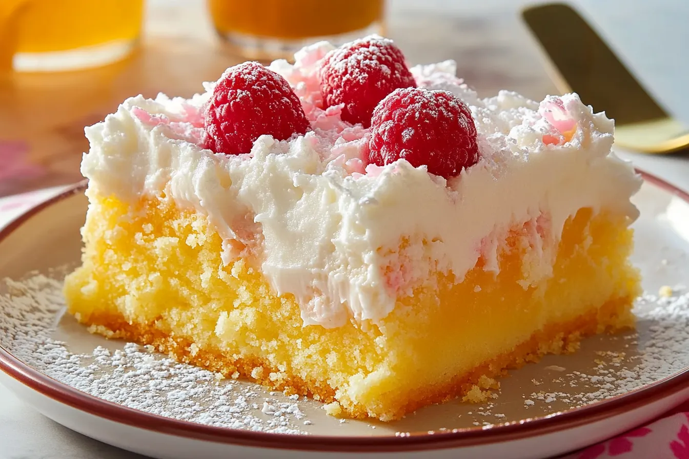 Why is poke cake soggy