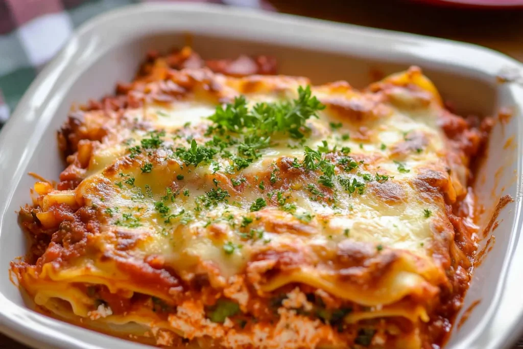 homemade lasagna