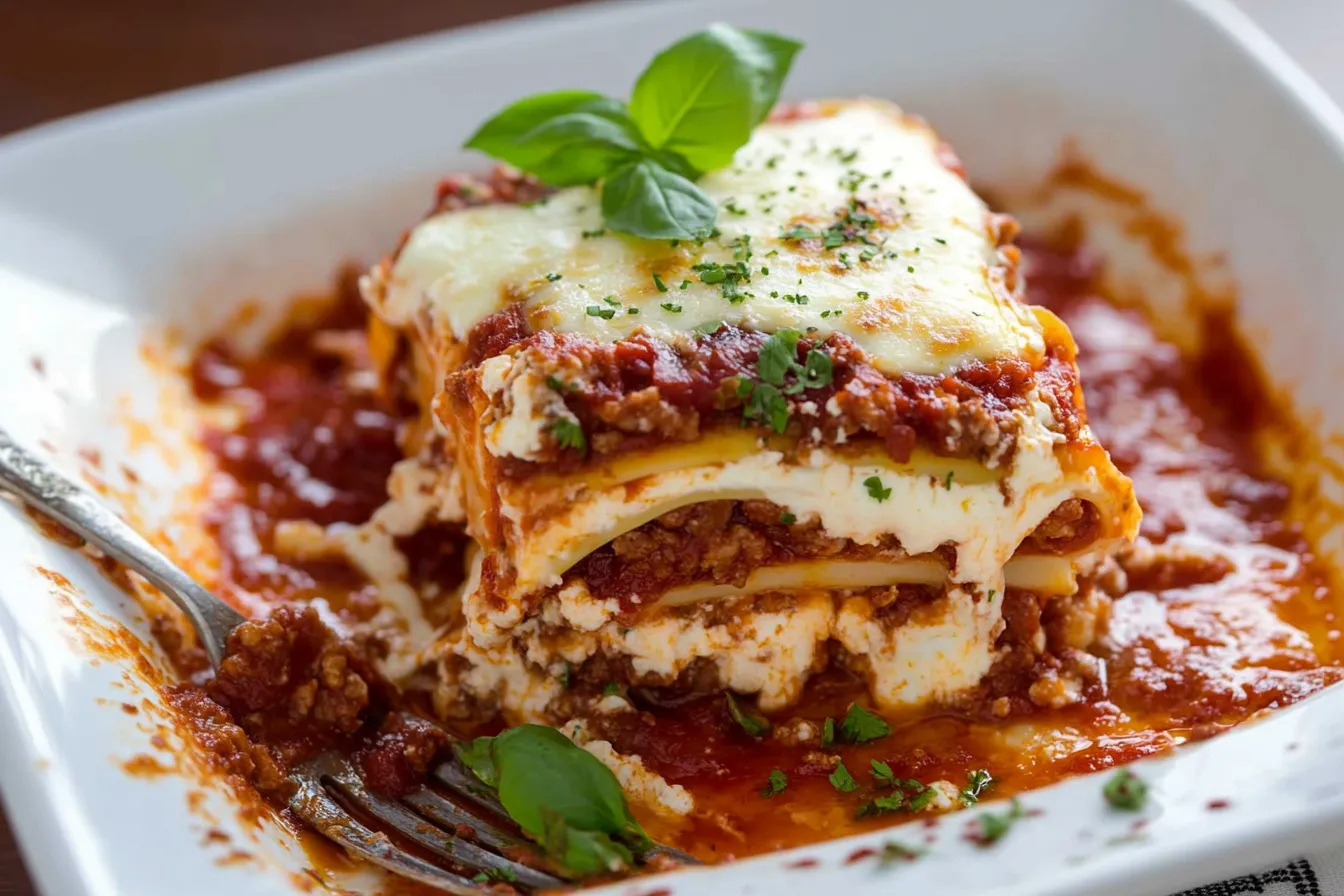 homemade lasagna