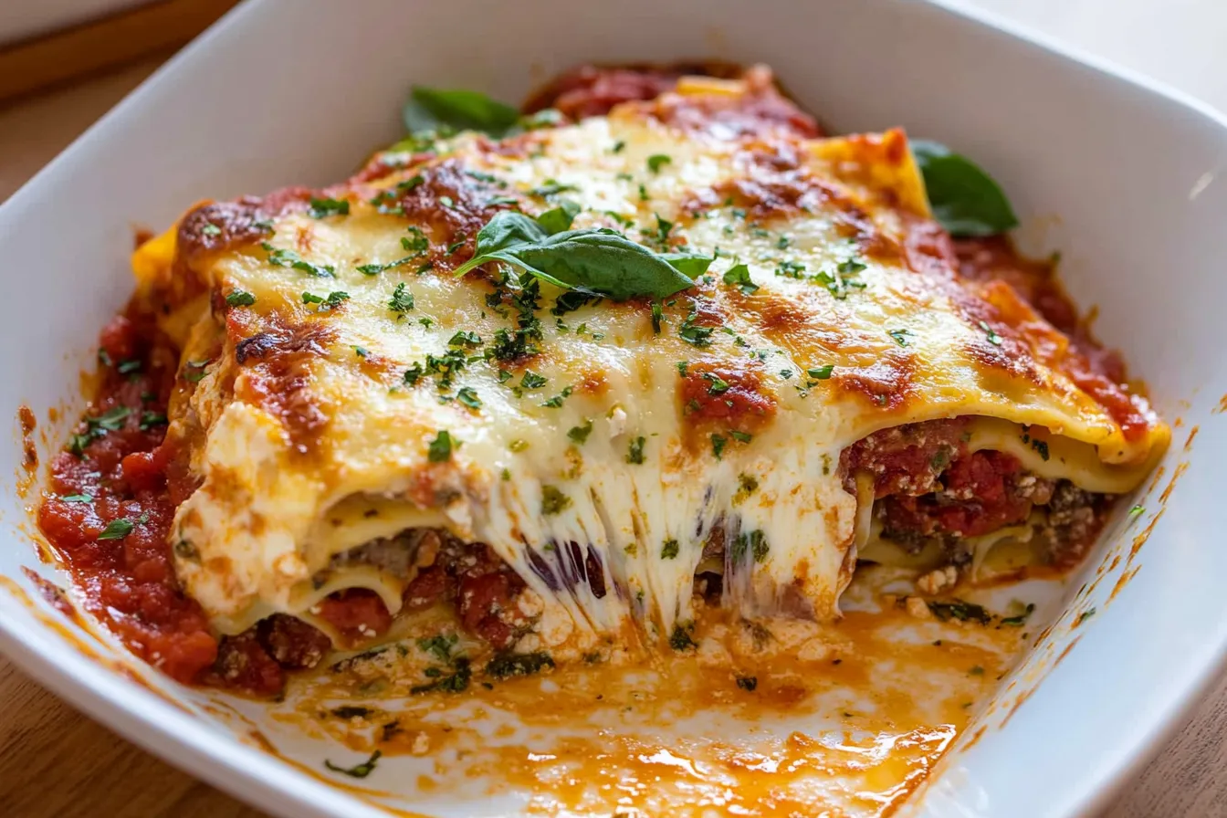 homemade lasagna