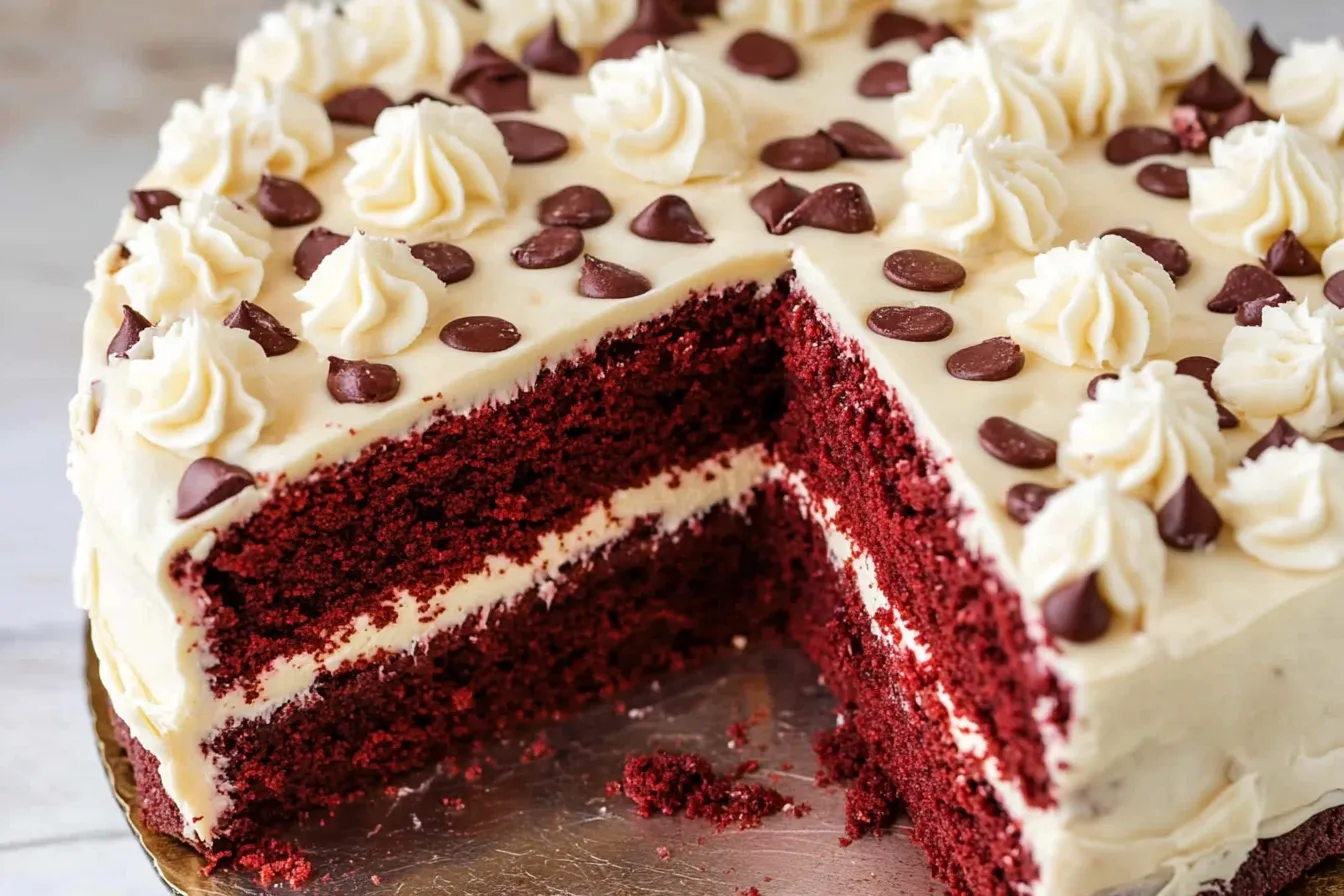 red velvet cookie cake recipe