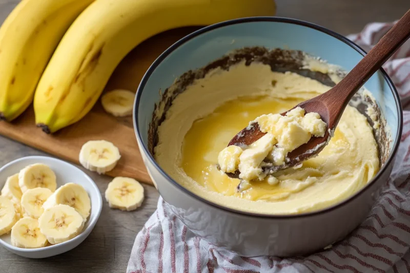 What can I use in cake mix instead of banana?