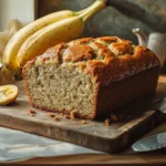 Why does banana bread collapse after baking?