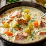 Salmon soup recipe