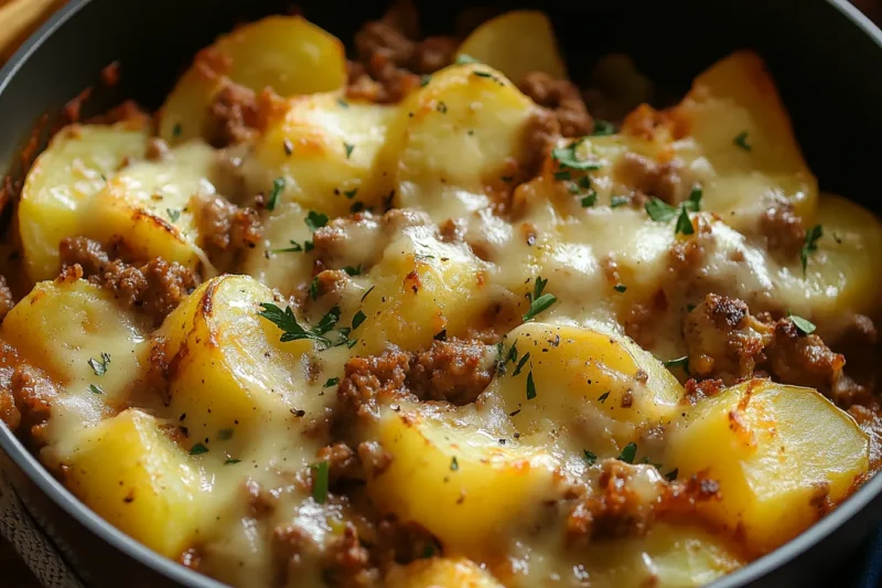 Do you cook potatoes or meat first