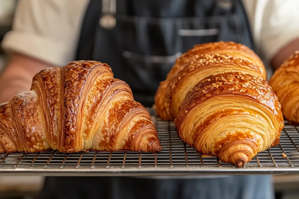 the difference between croissants and gipfeli?