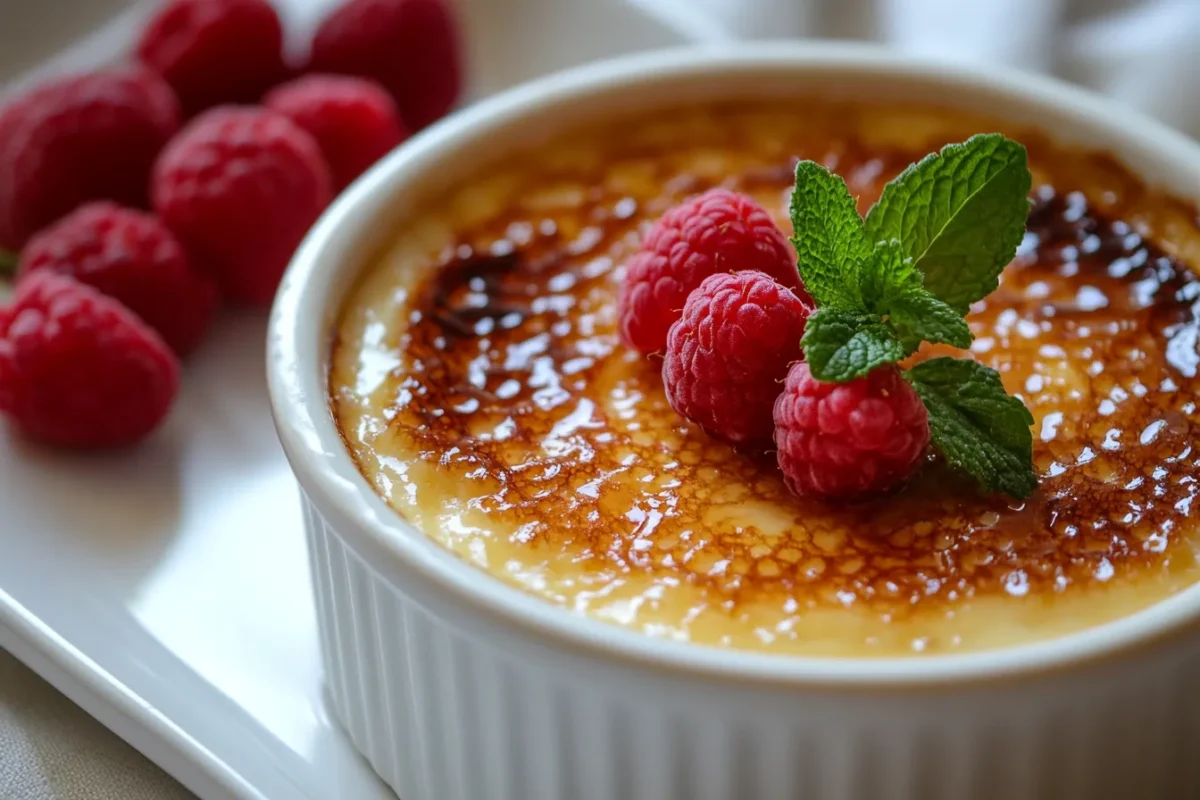 What is the secret to crème brûlée?