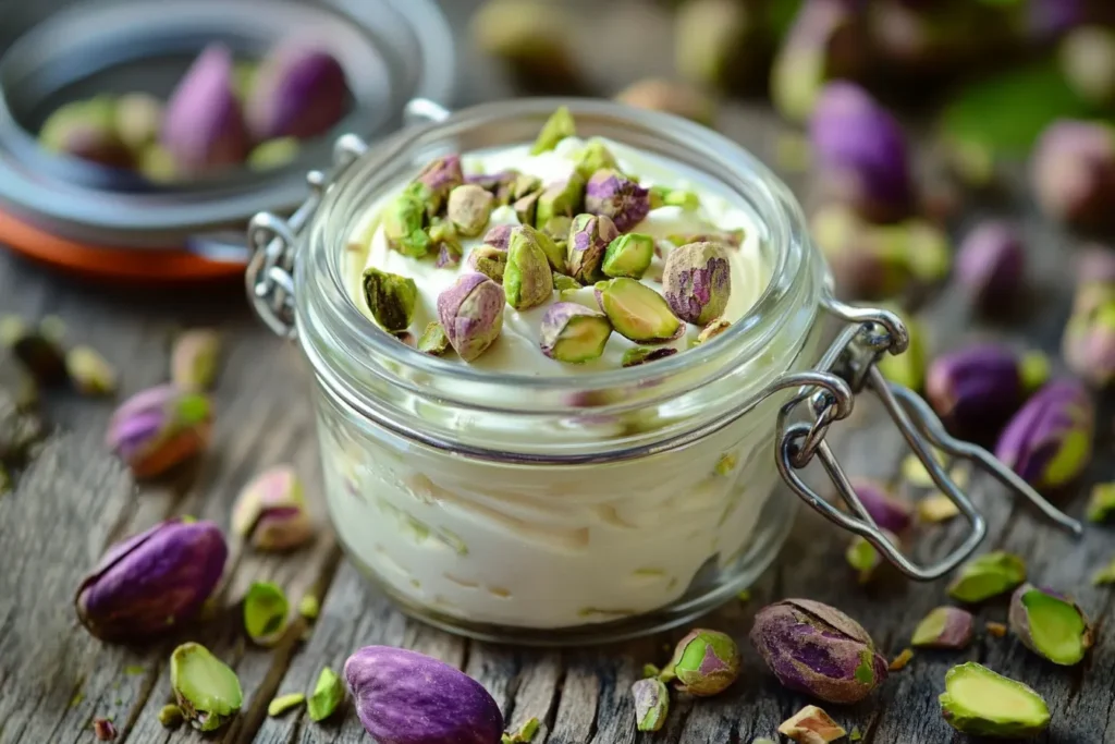 Is pistachio cream full of sugar?