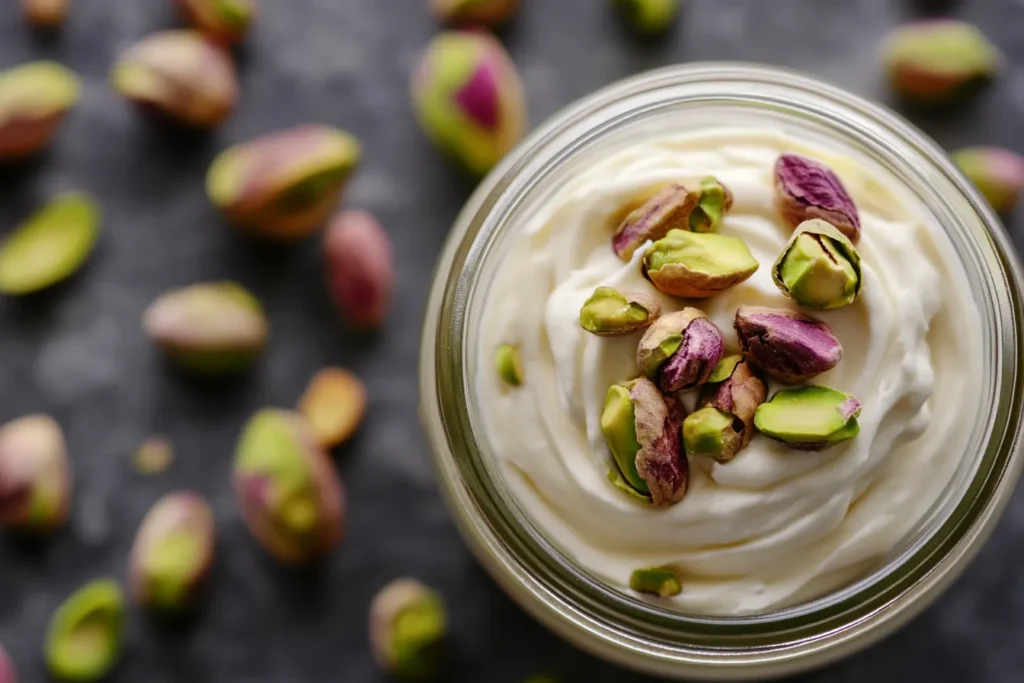 Is pistachio cream full of sugar?