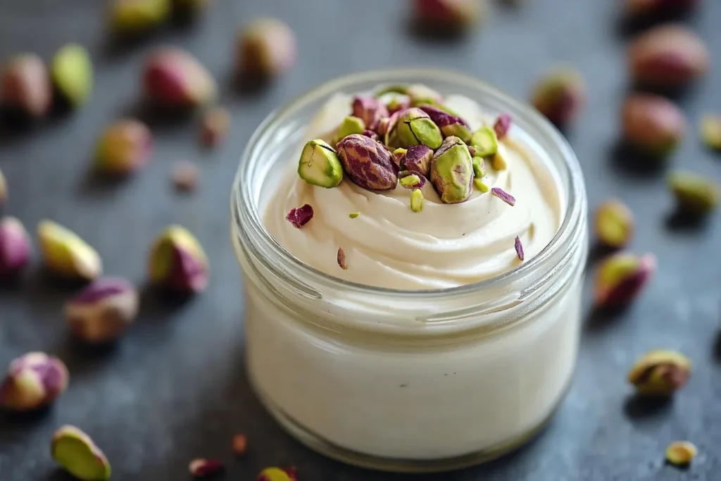 Is pistachio cream full of sugar?