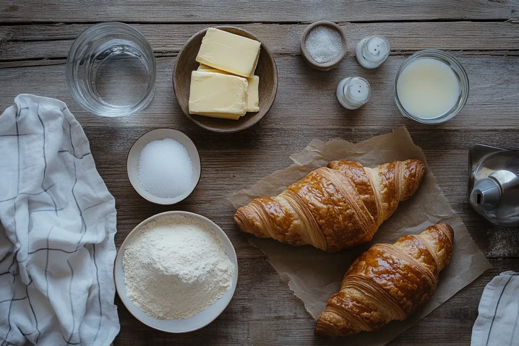 What ingredients are in a croissant?