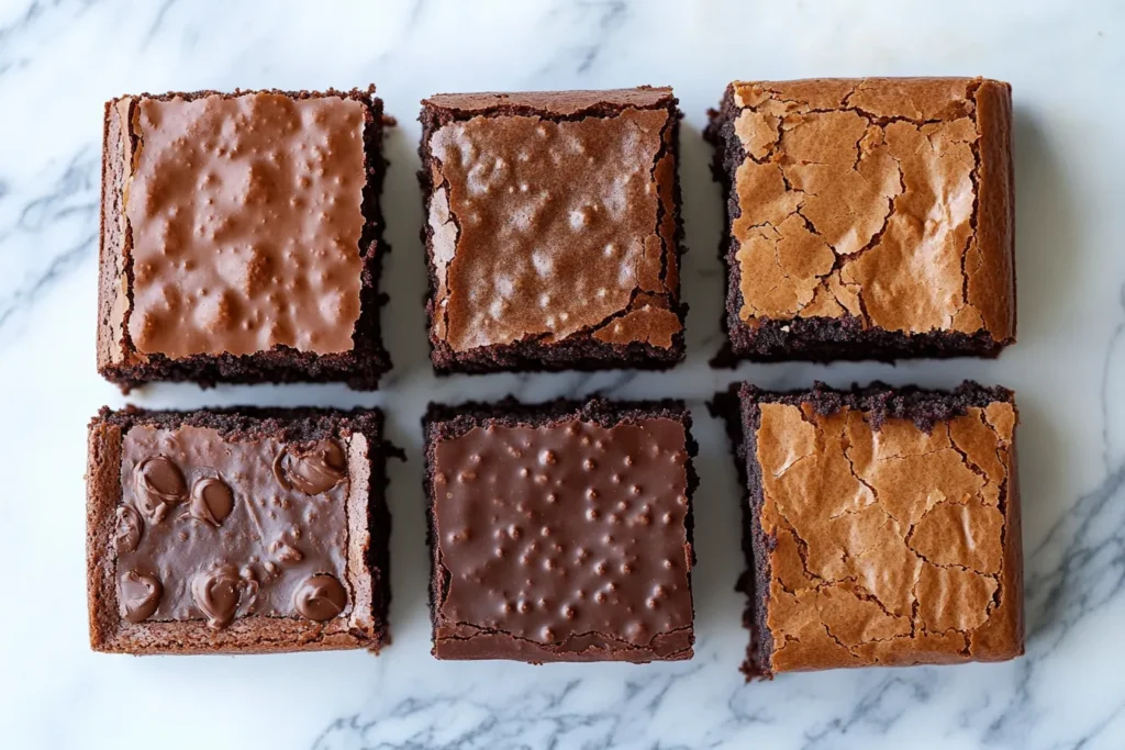 What are the three types of brownies?