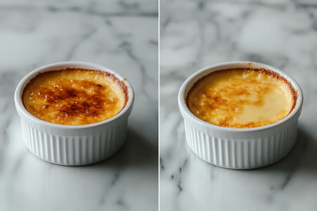 What is the hardest part of crème brûlée?