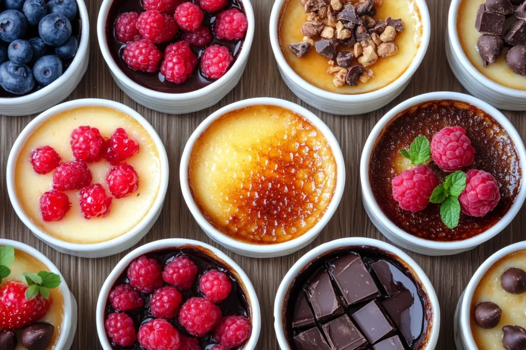 What to put on top of crème brûlée