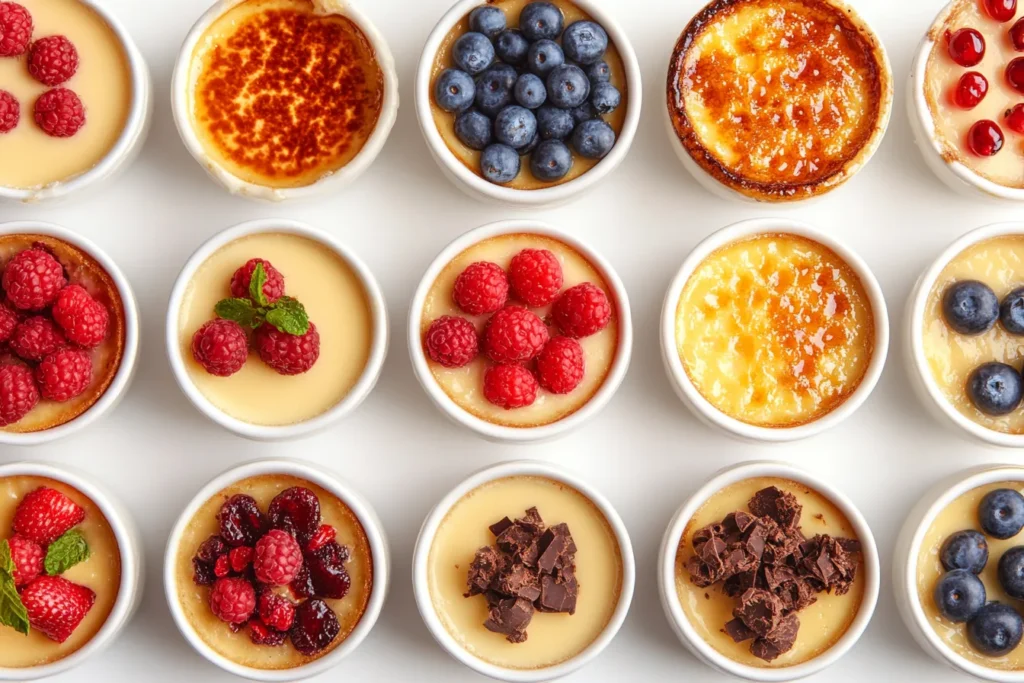 What to put on top of crème brûlée
